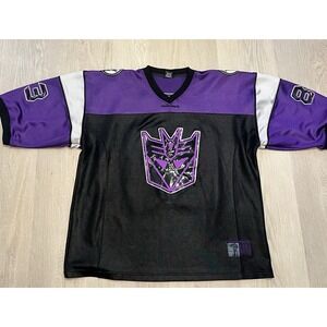 Transformers Decepticons Megatron Jersey XXL Fair Condition Hasbro Licensed 2002